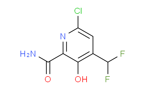 6-Chloro-4-(difluoromethyl)-3-hydroxypyridine-2-carboxamide
