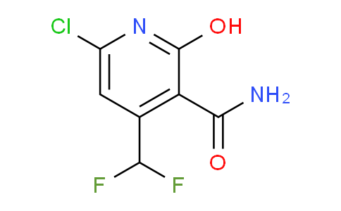 6-Chloro-4-(difluoromethyl)-2-hydroxypyridine-3-carboxamide