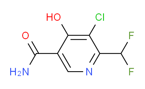 3-Chloro-2-(difluoromethyl)-4-hydroxypyridine-5-carboxamide