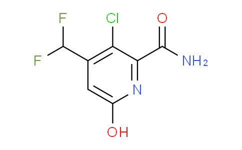 3-Chloro-4-(difluoromethyl)-6-hydroxypyridine-2-carboxamide
