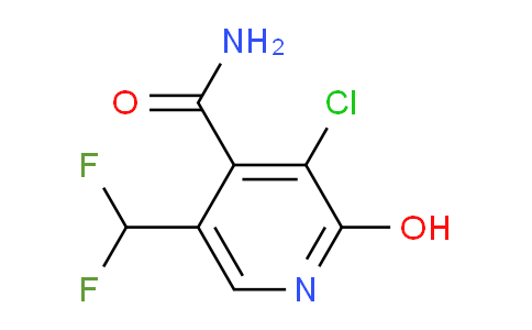 3-Chloro-5-(difluoromethyl)-2-hydroxypyridine-4-carboxamide