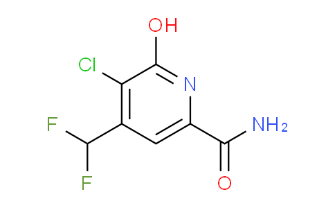 3-Chloro-4-(difluoromethyl)-2-hydroxypyridine-6-carboxamide