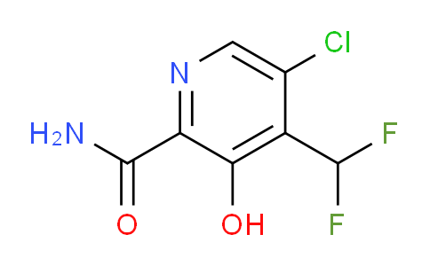 5-Chloro-4-(difluoromethyl)-3-hydroxypyridine-2-carboxamide
