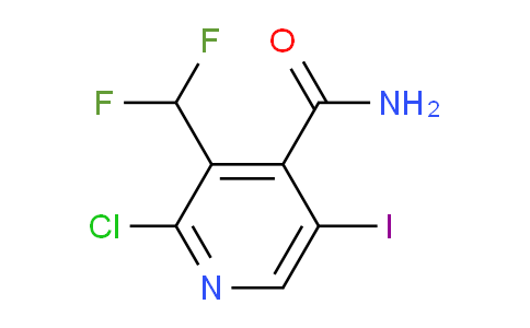 2-Chloro-3-(difluoromethyl)-5-iodopyridine-4-carboxamide