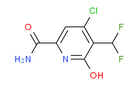 4-Chloro-3-(difluoromethyl)-2-hydroxypyridine-6-carboxamide