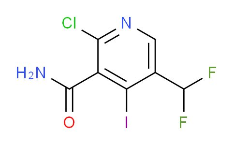 2-Chloro-5-(difluoromethyl)-4-iodopyridine-3-carboxamide