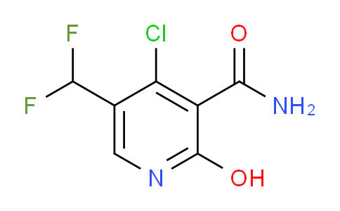 4-Chloro-5-(difluoromethyl)-2-hydroxypyridine-3-carboxamide