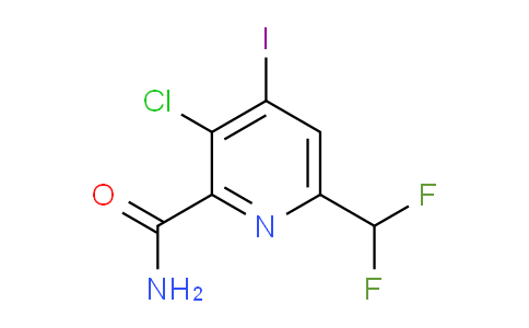 AM90424 | 1804495-01-9 | 3-Chloro-6-(difluoromethyl)-4-iodopyridine-2-carboxamide