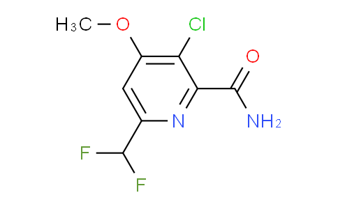 AM90450 | 1804489-56-2 | 3-Chloro-6-(difluoromethyl)-4-methoxypyridine-2-carboxamide