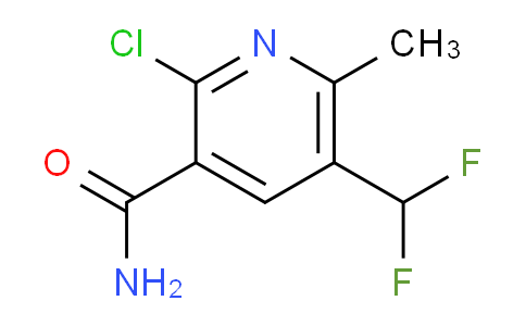 2-Chloro-5-(difluoromethyl)-6-methylpyridine-3-carboxamide