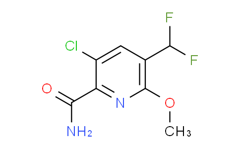 3-Chloro-5-(difluoromethyl)-6-methoxypyridine-2-carboxamide
