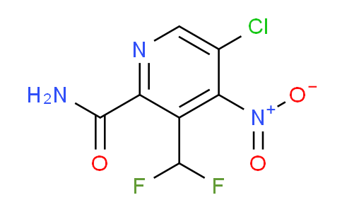 5-Chloro-3-(difluoromethyl)-4-nitropyridine-2-carboxamide