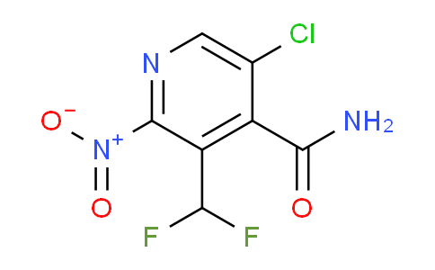 5-Chloro-3-(difluoromethyl)-2-nitropyridine-4-carboxamide