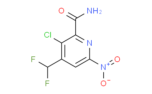AM90530 | 1805368-64-2 | 3-Chloro-4-(difluoromethyl)-6-nitropyridine-2-carboxamide