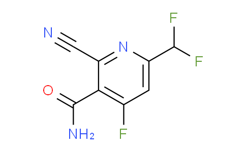 2-Cyano-6-(difluoromethyl)-4-fluoropyridine-3-carboxamide