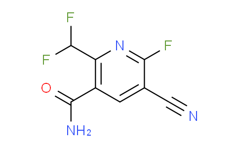 3-Cyano-6-(difluoromethyl)-2-fluoropyridine-5-carboxamide
