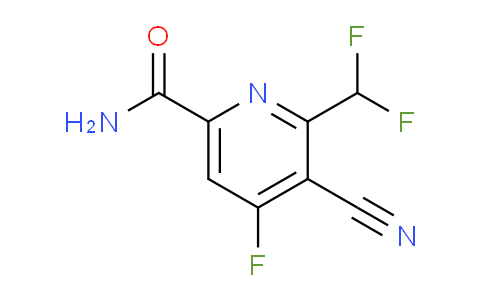 3-Cyano-2-(difluoromethyl)-4-fluoropyridine-6-carboxamide