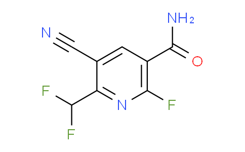 3-Cyano-2-(difluoromethyl)-6-fluoropyridine-5-carboxamide