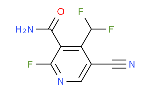 5-Cyano-4-(difluoromethyl)-2-fluoropyridine-3-carboxamide