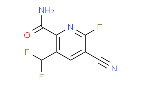 3-Cyano-5-(difluoromethyl)-2-fluoropyridine-6-carboxamide