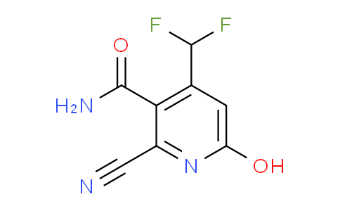 2-Cyano-4-(difluoromethyl)-6-hydroxypyridine-3-carboxamide