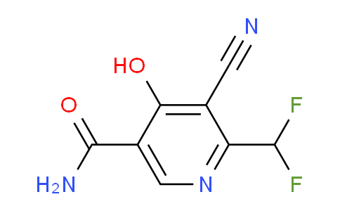 3-Cyano-2-(difluoromethyl)-4-hydroxypyridine-5-carboxamide