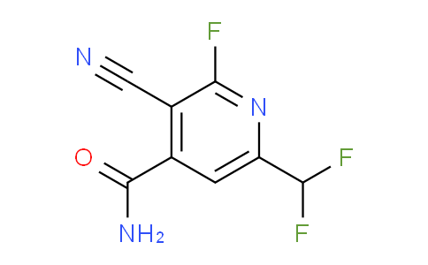 3-Cyano-6-(difluoromethyl)-2-fluoropyridine-4-carboxamide