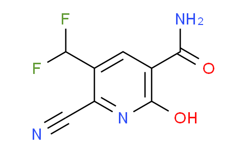 2-Cyano-3-(difluoromethyl)-6-hydroxypyridine-5-carboxamide