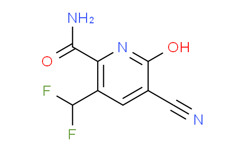 3-Cyano-5-(difluoromethyl)-2-hydroxypyridine-6-carboxamide