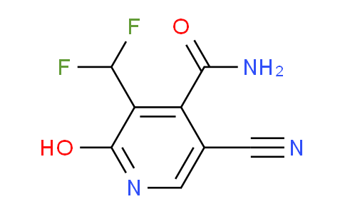 5-Cyano-3-(difluoromethyl)-2-hydroxypyridine-4-carboxamide
