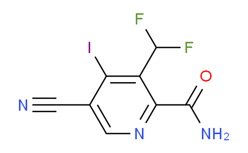AM90637 | 1806953-67-2 | 5-Cyano-3-(difluoromethyl)-4-iodopyridine-2-carboxamide