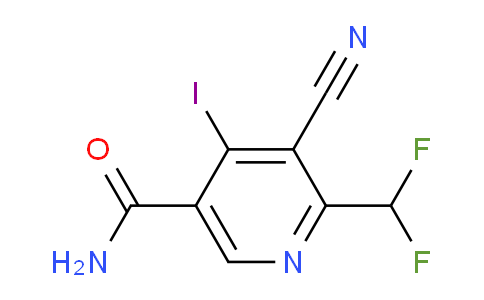 AM90643 | 1806860-80-9 | 3-Cyano-2-(difluoromethyl)-4-iodopyridine-5-carboxamide