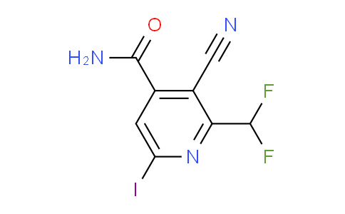 AM90645 | 1806860-87-6 | 3-Cyano-2-(difluoromethyl)-6-iodopyridine-4-carboxamide