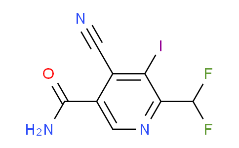 AM90655 | 1805285-62-4 | 4-Cyano-2-(difluoromethyl)-3-iodopyridine-5-carboxamide