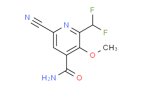 AM90677 | 1807154-37-5 | 6-Cyano-2-(difluoromethyl)-3-methoxypyridine-4-carboxamide