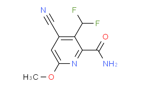 4-Cyano-3-(difluoromethyl)-6-methoxypyridine-2-carboxamide