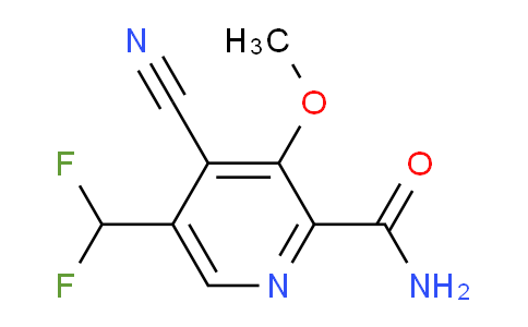 4-Cyano-5-(difluoromethyl)-3-methoxypyridine-2-carboxamide