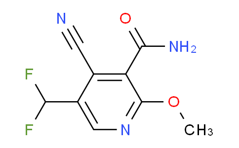 4-Cyano-5-(difluoromethyl)-2-methoxypyridine-3-carboxamide