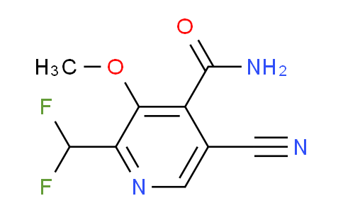 5-Cyano-2-(difluoromethyl)-3-methoxypyridine-4-carboxamide