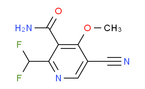 5-Cyano-2-(difluoromethyl)-4-methoxypyridine-3-carboxamide
