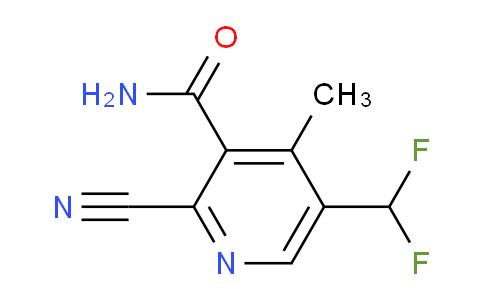 2-Cyano-5-(difluoromethyl)-4-methylpyridine-3-carboxamide