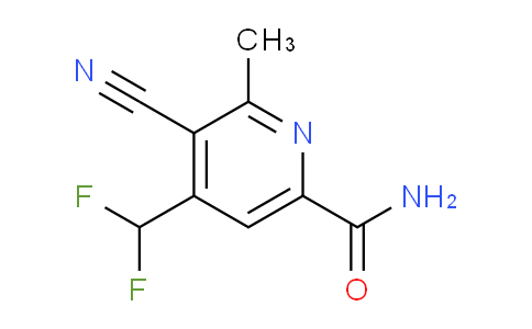 3-Cyano-4-(difluoromethyl)-2-methylpyridine-6-carboxamide
