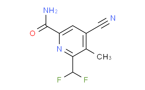 4-Cyano-2-(difluoromethyl)-3-methylpyridine-6-carboxamide