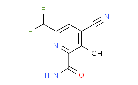 4-Cyano-6-(difluoromethyl)-3-methylpyridine-2-carboxamide