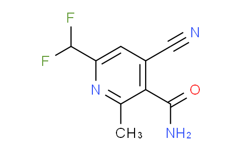 4-Cyano-6-(difluoromethyl)-2-methylpyridine-3-carboxamide