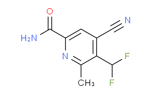 4-Cyano-3-(difluoromethyl)-2-methylpyridine-6-carboxamide