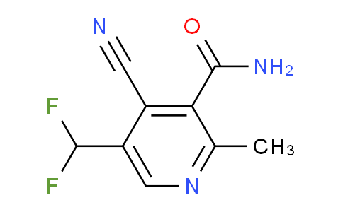 4-Cyano-5-(difluoromethyl)-2-methylpyridine-3-carboxamide