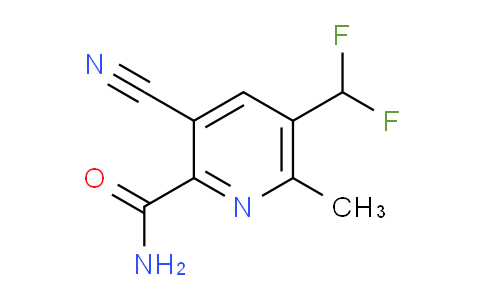 3-Cyano-5-(difluoromethyl)-6-methylpyridine-2-carboxamide