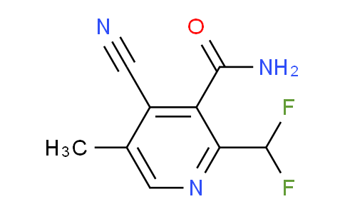 4-Cyano-2-(difluoromethyl)-5-methylpyridine-3-carboxamide