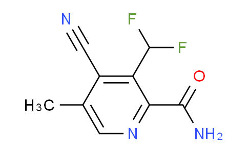 4-Cyano-3-(difluoromethyl)-5-methylpyridine-2-carboxamide